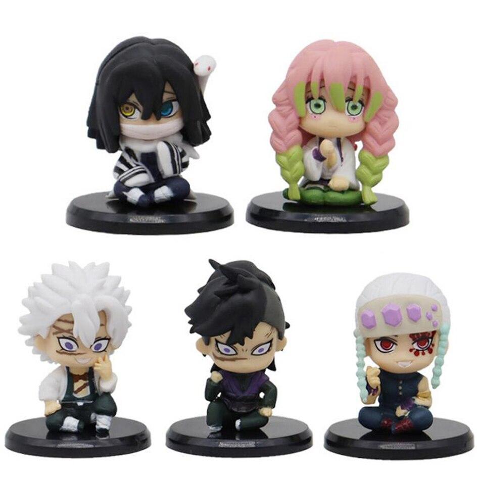 Anime Kimetsu No Yaiba Figure Toy Mh Look Up Demon Slayer Kamado Tanjirou Kamado Nezuko Action Figure Model Doll Toys
