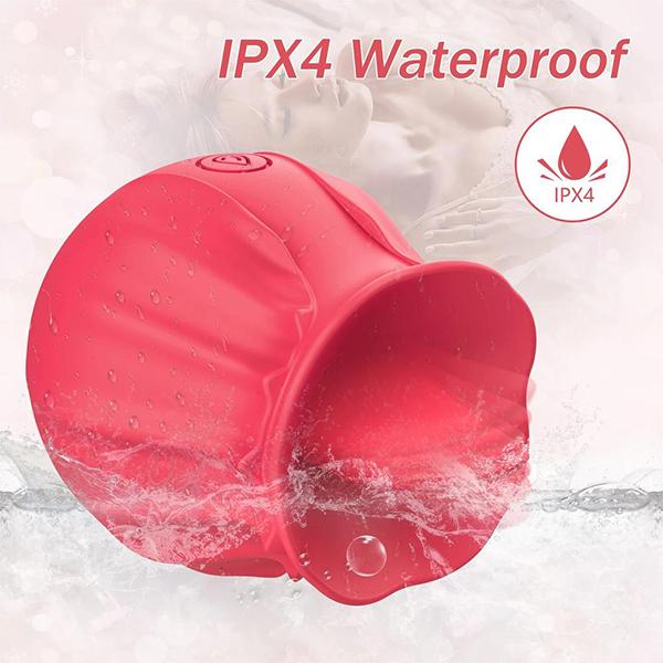 Powerful Rose Vibator Toy Female Clitoris Stimulator Tongue Oral Licking Masturbator Good Nipple Sex Toys for Women Adult 18