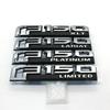 2PCS For Ford F150 F-150 Raptor XLT LARIAT LIMITED PLATINUM Logo  ABS Car Sticker Emblem Accessories Auto Decal Badge Styling