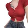 Korean Version of the Fashion New Summer Pure Want To Wear Short-sleeved T-shirt Girls Ins Top Slim-fitting Short Bottoming Shirt