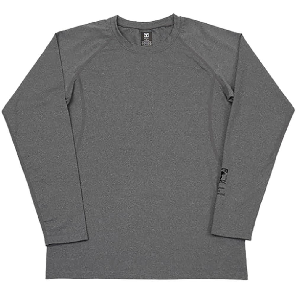 JACKALL UV Stretch Long Sleeve T-Shirt LT-B001 Heather Gray Size XXL - Quick Dry UV Cut Fishing & Outdoor Base Layer