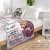 Coperta per Nipote da Nonna Spagnola - Messaggio Affettuoso dell'Abuela con Illustrazione della Nipote per Abbracci Accoglienti e Calore