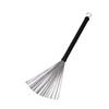 1Pc Drum Brush Retractable Steel Wire Brush Drum Drum Stick Brush with Comfortable Plastic Handles Length 32cm
