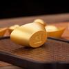 Zinc Zinc Alloy Gold Ingot Solid Desktop Ornaments Vivid Treasure Bowl Ornament  Living Room