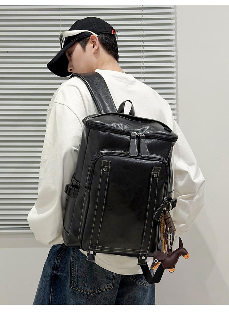 Schoolbag niche premium sense retro backpack women travel light backpack women 1011 new autumn retro commuter backpack
