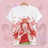 Vintage Washed The Quintessential Quintuplets Nakano Quintuplets Rom Com Anime Graphic T-shirt Men Printed Tee Summer Fashion Clothing Tops Streetwear
