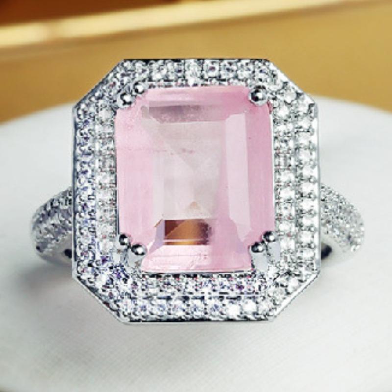 New Product Simulation Paraiba Ring Princess Fangcaibao Candycaibao Ring Personality Retro