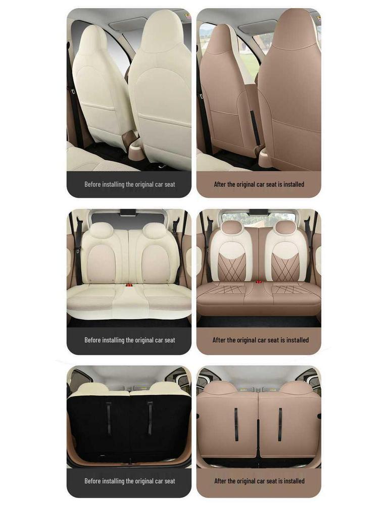 Seat Covers for Wuling Hongguang Mini 4th Gen: Four-Door MiniEV Macaron Edition Car Decoration