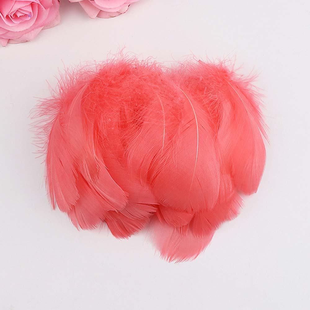 Goose Feather 6cm~11cm For Beautiful Decoration Handicraft Gift Box DIY 50/100/150pcs Colorful Goose Feathers