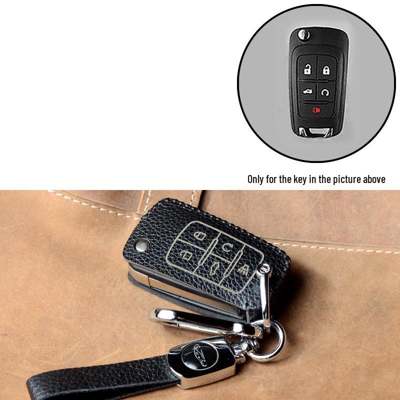 Leather Key Case for Buick Models: Excelle, Verano, Envision, GL8, LaCrosse, GL6, Regal, Excelle GT