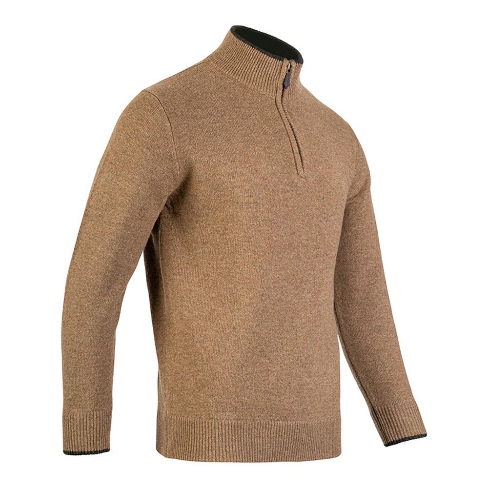 Jack Pyke Herren Ashcombe Lammwolle Half-Zip Pullover