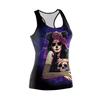 Summer Halloween Ghost Vest Printed Halloween Skull Vest Fashion Women's Clothing