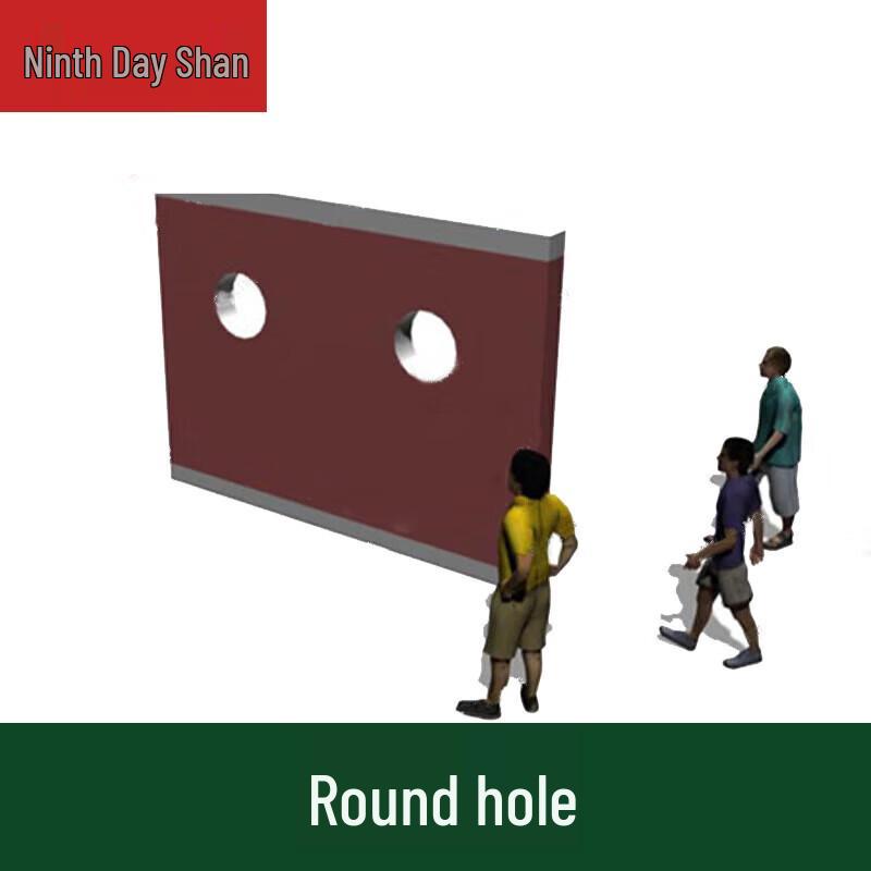 Large Round Hole Obstacle Course Training Equipment