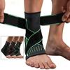 Durable And Safe Adjustable Elastic Ankle Brace Compression Sleeve Foot Support Stabilizer For Plantar Fasciitis Achilles Tendonitis Sports Sock