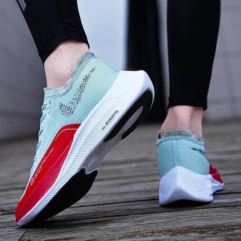 22 new flying line running shoes four seasons morning running sports casual shoes couple carbon plate breathable sports trendy shoes