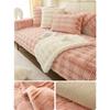 Bunny Cashmere Winter Thickened Fleece Sofa Cushion Non-Slip Cushion Simple Modern Full Covered Cloth