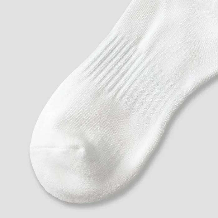 [3PACK] Banner Logo Socks White