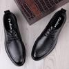 New Arrival Business Casual Shoes Men Lace Up Formal Dress Footwear Genuine Leather Male Oxford Shoes Wedding Party Derby Shoes
