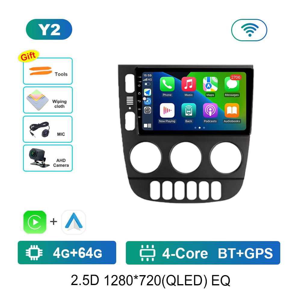 Car Radio Multimedia Player for Mercedes Benz M-Class W163 ML 1997 - 2005 Android 14 4G DSP Stereo Navi GPS WIFI Touch Screen