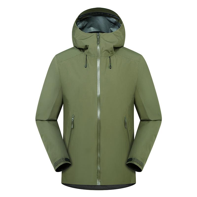 Men's and Women's Ultra-Light Waterproof Three-Layer Outdoor Jacket for Fishing and Mountaineering