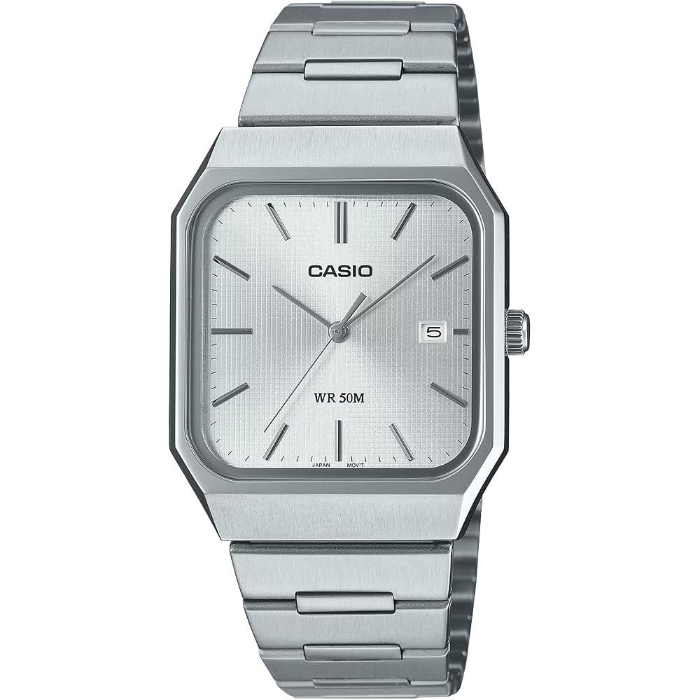 [Casio] CASIO Standard STANDARD Analog Quartz Men s Watch MTP-B185D-7AV Silver Overseas Model [Pa...