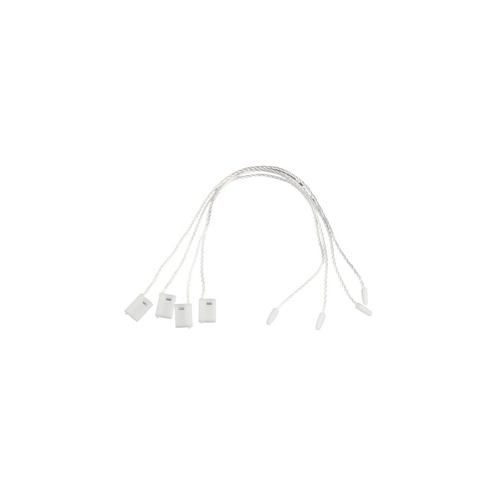 

1000pcs White/Black Tag Rope Polyester Hang Tag Fastener DIY Label Rope Sewing чорний
