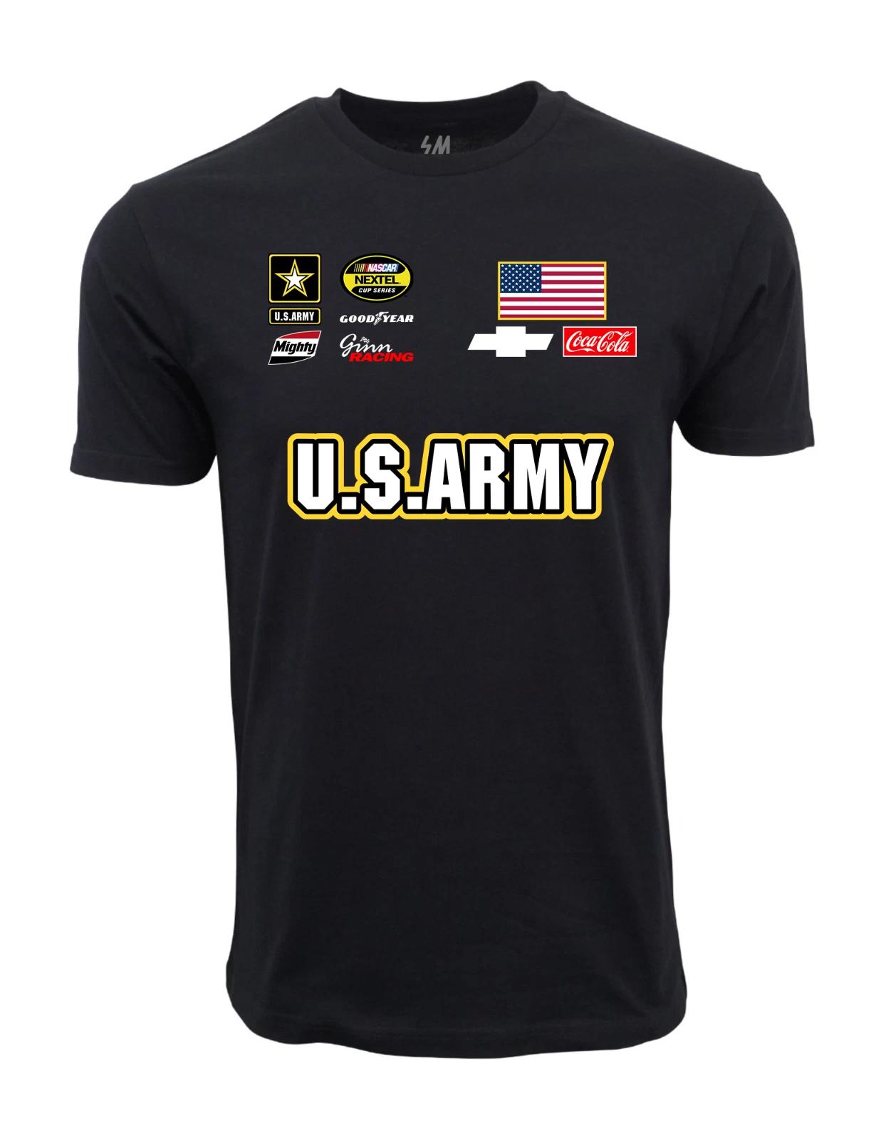 Unisex Adult Casual Graphic US Army Formula Racing Sponsor Graphic ... XXXXL