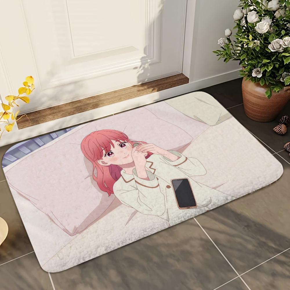 

1pc A Sign Of Affection Anime Bathroom Absorbent Mats Anti-Slip Mats Home Decor Supplies Carpets Home Kitchen Floor Mats 40x60cm
