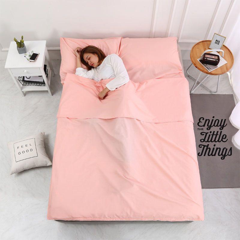 Anti-Dirt Sleeping Bag for Travel - Perfect for Hotels, Trains & Guesthouses (Single/Double)