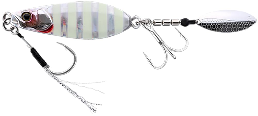 JACKALL BIGBACKER W 30г Светящаяся полоса E-BLADE