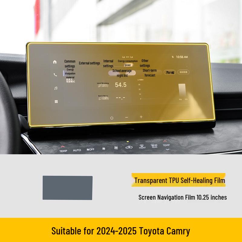 TPU Protective Film for 18-25 Toyota Camry Central Control Screen