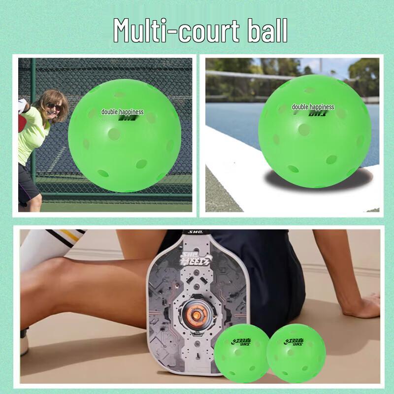 Double Happiness 40-Hole Outdoor Pickleball