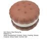 2.7 Inch Slow Rising Toy Super Soft Cookie-Shaped Squeeze Toy Realistic 3 Layers Sandwich Cookie Stress Relief Decompression Toy for Kids Adults
