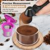 3PCS Creative Coffee Scoop With Funnel Coffee Sliding Spoon Long Handle Large Capacity Protein Powder Leakproof Measuring Spoon
