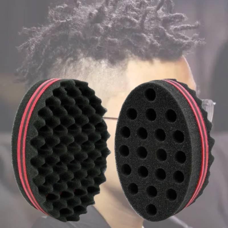 Premium Oval Curling Sponge For Afro Curls Versatile Styling Tool 145x95x55mm