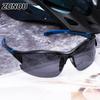 ZUNOU Polarisierte Sportsonnenbrille mit UV-Schutz für und Tennis Unisex UV400 Sonnenbrille für Herren TR90 Herren Angeln, Radfahren, Bergsteigen,