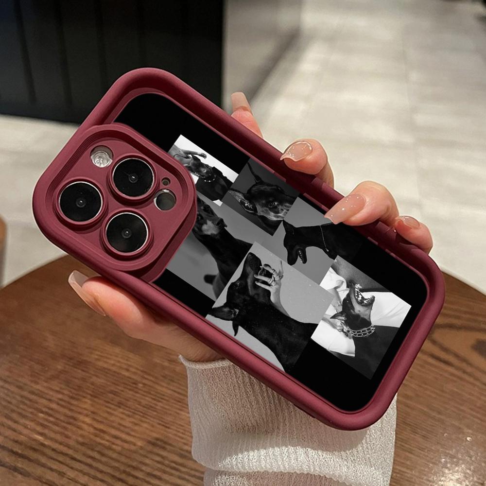 LZ14 Dog Doberman Animal Art Silicone Phone Case for Xiaomi 11 Lite 5G 14T Redmi 14C 13C A3 Note 12 11 9 10 13 Pro Plus Shockproof Back Cover