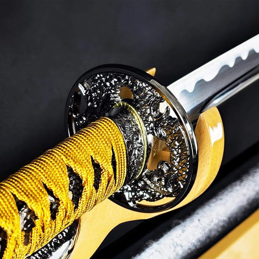 Shinobiya-Imitationsschwert Nagasone Kotetsu Großschwert Yukondo Kondo Wipe Imitationsschwert-Zertifikat (Schwert, Scheide, Stoff, Set)