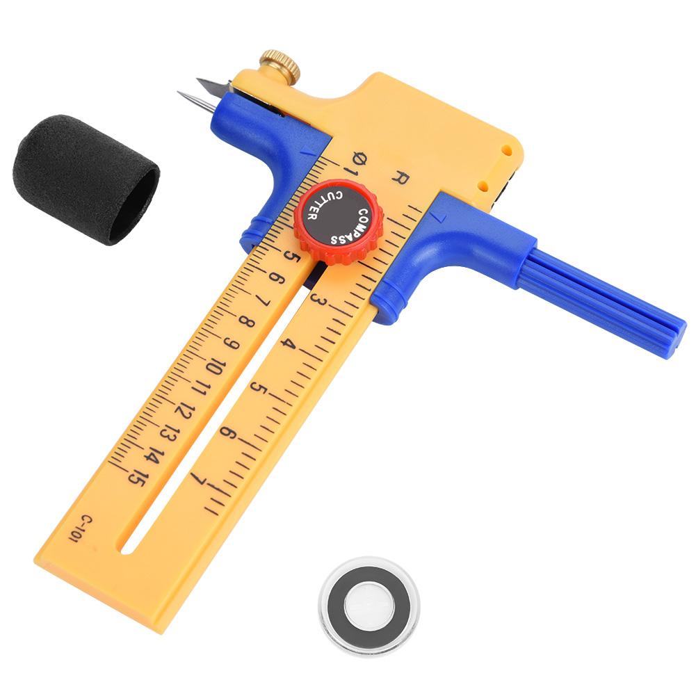 

Adjustable Compass Circle Cutter Round Draw Picture Cutting Knife Tool