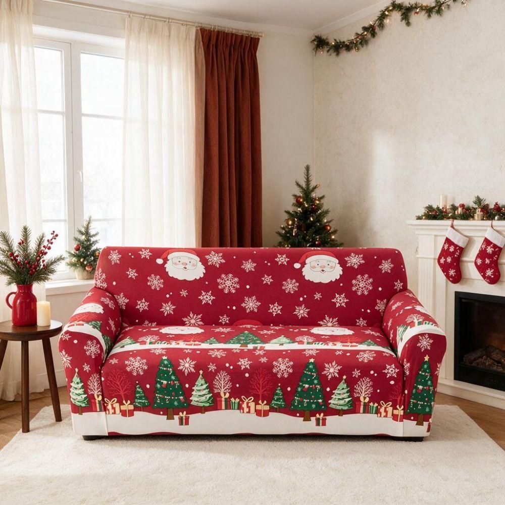 Scratch-Proof Couch Protector Elastic Furniture Protector Practical Sofa Slipcover  New Year