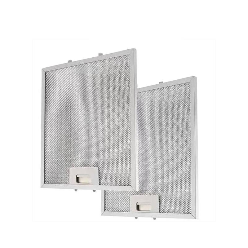 2 Pieces Aluminum Grease Panels 13.56 X 13.69 Inch Suitable For Range Hoods