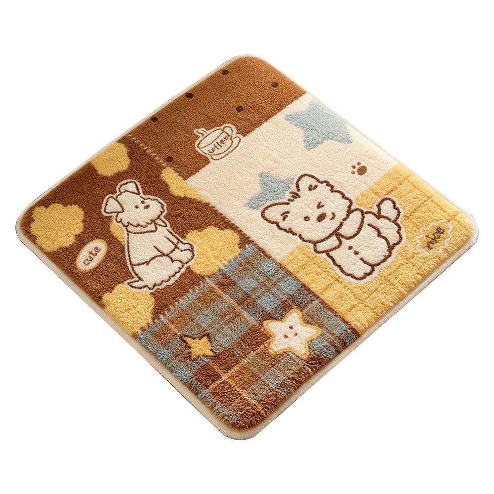 Cute 40x40cm Chair Cushion Anti-slip Imitation Cashmere Dining Chair Pad Comfortable Soft Kitchen Chair Pad Office Chair