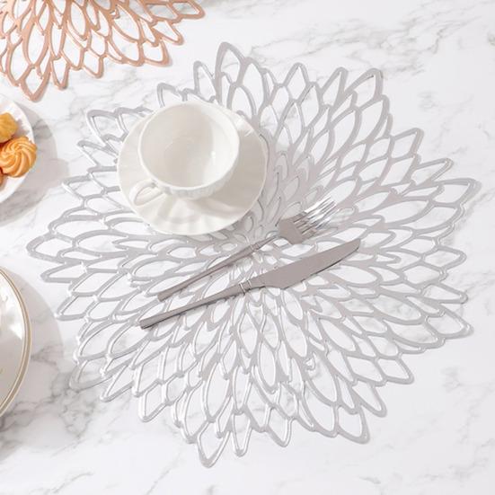 Placemats Heat Resistant Non-Slip Dining Table Mats Reusable Wear-Resistant Stain-Proof Insulated Mats for Home Kitchen Restaurant