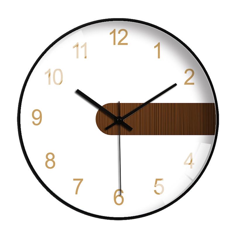 12-Inch Nordic Starry Sky Silent Wall Clock for Bedroom & Living Room