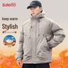 Baleno Men's Hooded Workwear Padded Jacket