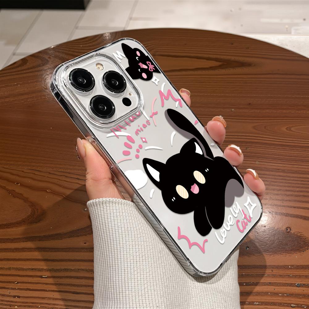 Acrylic Phone Case for iPhone 11 12 13 14 Pro 12 14 16 Pro Max for Samsung A16 A36 A56 S24 FE High-quality Painted Anti-fall Mobile Phone Case