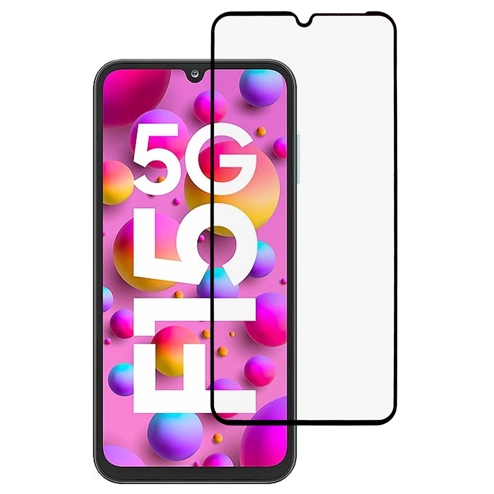 

For Samsung Galaxy F15 5G Full Screen Protector Shatterproof Tempered Glass Film 9D Side Glue As Shown A