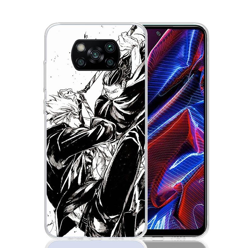 Kaisens Jujutsus Geto Suguru Case Phone Cover for Xiaomi Poco X3 Nfc X5 X6 X7 X4 Gt F7 Ultra F6 F5 Pro F4 F3 M5S M5 M4 M3 5G Tre