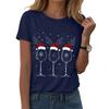 Women's Shirt Fashion Christmas Printed T-shirt