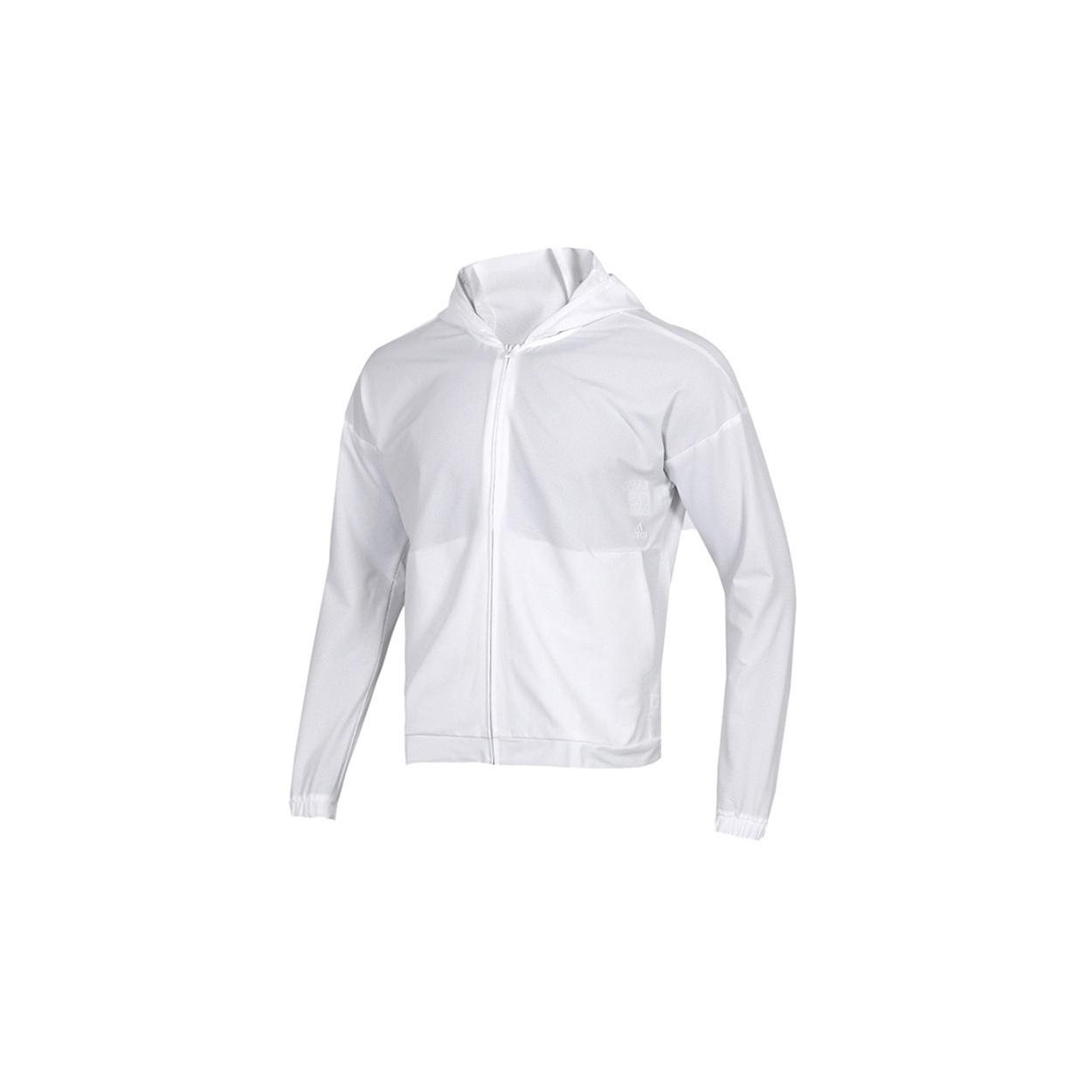 adidas M ID Mesh Full Zip Jacket White Men s DV1101 XL